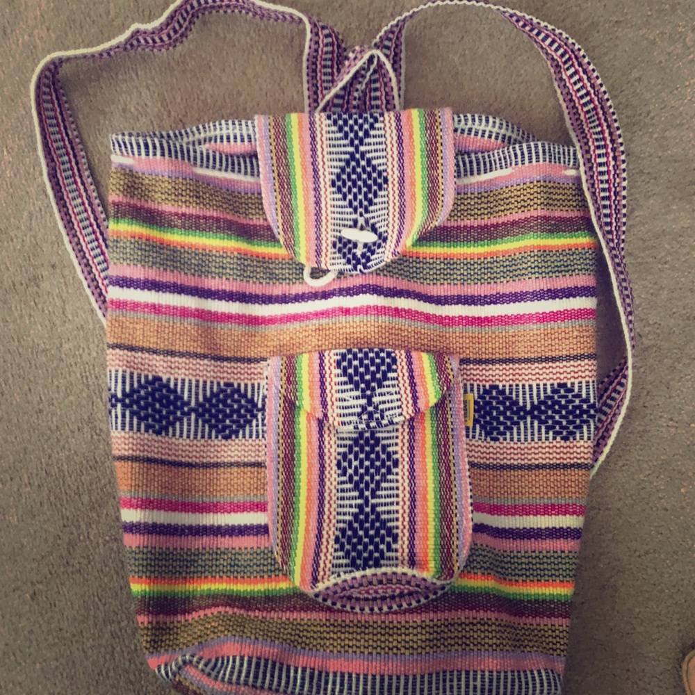 Handmade backpack from Mexico